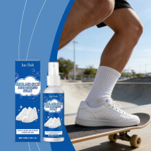 JUE FISH Shoe & Sock Spray, Freshens Sneakers, Shoe Cabinets & Sports Shoes, Deodorizing Mist