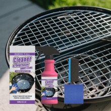 BBQ Grill Cleaner, Removes Grease & Oil from Grates & Grills, Simple Portable Use