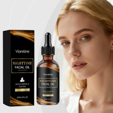 VIARELINE Night Facial Essential Oil, Gentle Hydration & Smoothing, Refreshing & Easy-Spread Texture