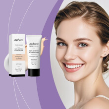 zephoco Foundation Balm (Ivory White), Natural Lightweight Smooth, Delicate Hydrating & Easy-Apply