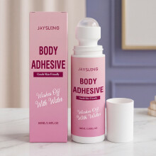JAYSUING Roller Body Glue, Gentle Skin Adhesive for Secure Garment Hold, Soft & Convenient Application