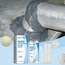 juefish Metal Epoxy Adhesive, Casting Metal AB Glue Repair Agent, Waterproof Leak-Sealing Metal Bonding Adhesive
