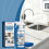 JAKEHOE Ceramic Coating Spray Kit, Kitchen & Bath Tile Renewal, Protective Gloss Care 1