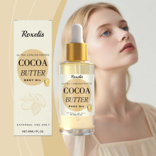 Cocoa Butter Rich Fragrant Body Oil, Nourishes & Moisturizes Skin, Long-Lasting Scent Body Oil