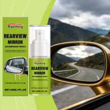 Rayhong Rearview Mirror Waterproof Agent, Daily Car Mirror Cleaning & Rain Protection, Portable Spray
