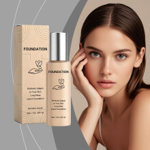 Temperature-Change Foundation (Skin Tone), Natural Fit, Light Coverage, Soft Fine Finish