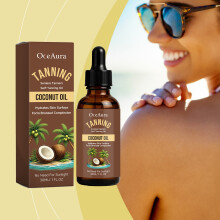 OCEAURA Hydrating Tanning Oil, Gentle Care, Silky Non-Sticky, Nourishes Wheat-Tone Skin