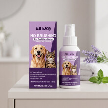 EELJOY Pet Oral Care Spray, Fresh Breath & Daily Teeth Cleaning, Gentle Pet Dental Care