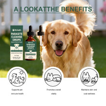 Kriath Dog Intestinal Essential Oil Drops, Gentle Formula for Pet Digestive Comfort, Oral Drops