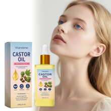 VIARELINE Castor Oil Moisturizing Essence, Softens Skin & Nourishes Dry Skin, Hydrating Facial Essence