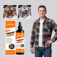 HOMONTH Car Rust Remover, Daily Cleaning of Paint & Metal Parts, Polishing & Renewal Brightener
