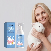 EELJOY Rabbit Cleaning Mousse, Gentle Fur Cleaning & Skin Care Rabbit Grooming Product