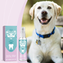 YEGBONG Pet Teeth Spray, Cleans Pet Oral Teeth, Fresh & Bright Gentle Spray
