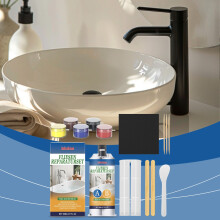 JAKEHOE Tile Repair Kit, Daily Multi-Purpose Home Tile & Marble AB Sealant Repair Set