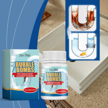 JUE FISH Drain Cleaning Powder, Bathroom Drain, Toilet, Floor Drain & Kitchen Sewer Grease Blockages