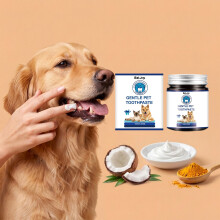 EELJOY Gentle Pet Toothpaste, Cat & Dog Formula, Removes Tartar & Bad Breath Care