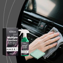 HOMONTH Multi-Function Protective Spray, Car Paint, Plastic, Wheels & Tires, Wet & Dry Use