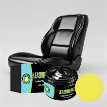 HOMEXA Leather Care Cream, Gentle Care & Cleaning for Car Interior & Seat Leather, Convenient Care Paste