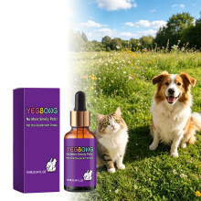 YEGBONG Pet Oral Drops, Universal for Cats & Dogs, Fresh Breath, Plaque Removal, Gentle