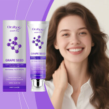 ORALHOE Purple Fresh Toothpaste, Gentle Teeth Cleaning, Fresh Long-Lasting Fragrance Daily Care