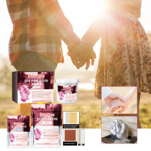DOWMOO Couples Hand Mold Clone Powder, Valentine's DIY Gift, 3D Hand Sculpture Creative Home Decor