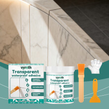 vyreth Transparent Waterproof Adhesive, Strong Adhesive Weather-Resistant for Indoor & Outdoor Fine Cracks, Aesthetic Leak-Proof Glue