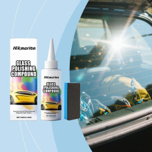 Hikmarion Glass Polishing Cream, Cleans Glass Oil Film Care Coating, Clear Vision Car Care