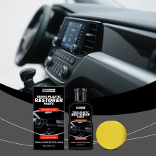 Hikmarion Interior Renewal Care Kit, Car Seat Restoration Gloss & Daily Maintenance Cream