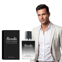 Men's Light Perfume, Natural Long-Lasting Subtle Elegance, Gentle Charm for Daily Date & Commute