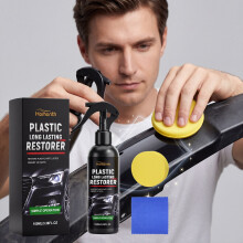 HOMONTH Car Plastic Renewal Care Agent, Refreshes Appearance & Color, Daily Multi-Functional Cleaning Spray