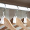 20-pack Clothes hangers, Save space in the wardrobe, Hook compatible with hanger White 3