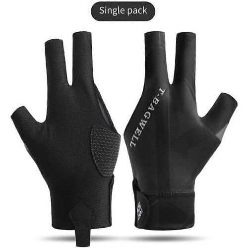 Quick Dry Breathable Billiard Gloves for Left Hand, Unisex, Adjustable Fit, Comfortable Material 2