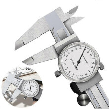 Accurate Dial Calipers Shockproof Metal Vernier Caliper 0-200 mm Measuring Tools