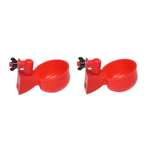 Chicken Drinkers 2Pack Automatic Water Dispenser Container SpaceSaving Design