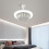 Electric Heating Fan Lamp PTC Ceramic Bathroom Heater Quick Heating Warmer with Remote and Switch Control 2