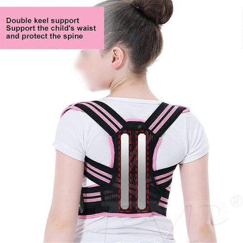 Adjustable Posture Corrector Back Support Belt Orthopedic Corset for Spine Lower Back Shoulder Support - Blue XL Size 1