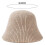 Cappelli a secchiello in maglia da donna, cappelli a secchiello invernali alla moda, cappelli da pescatore da donna, cap 2