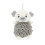 Pig-Shaped Chenille Hand Towel with Hanging Loop for Quick Drying and Soft Absorption in Bathroom or Kitchen, Available 1