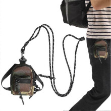 Pendant Trendy Mini Halterneck Crossbody Bag Purse for Cards Headphones Keys Party Travel Body Jewelry Accessories