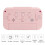 Digital Alarm Clock With Backlight Function, Smart Light Function LED Digit Time Display Digital Alarm Clock, Battery Op 3