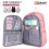 Modern Black Backpack Multi-Compartment Lightweight Stylish Design Durable School Bag Casual Double-Strap Large Capacity 3