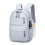 Modern Black Backpack Multi-Compartment Lightweight Stylish Design Durable School Bag Casual Double-Strap Large Capacity 5