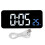 Digital Alarm Clock Bedside Multifunctional Electronic Mirror Temp Detect Sound Control Office 1