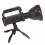 LED-spotlight met groot bereik, USB-oplaadbaar, compacte zaklamp met statief. 3