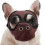 Dog Muzzle Breathable Mesh for Short Snout Dogs Prevent Biting Barking 1