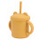 1 Pcs Panda Pattern Baby Learning Training Drop Resistant Silicone Sippy Cup with Handles Spout Lid 3