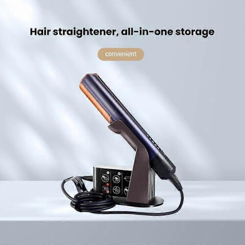 Compatible With Dyson Airstrait Straightener HT01 Desktop Vertical Stand with Charger Storage Compartment 2