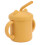 1 Pcs Panda Pattern Baby Learning Training Drop Resistant Silicone Sippy Cup with Handles Spout Lid 5