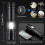 XHP70 Strong Light USB Charging COB Red Light Side Light Telescopic Zoom Output Mobile Charging Flashlight 2