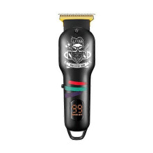 VGR V-971 Graffitidesign LED Digital Display USB Elektrisk Hårklippare